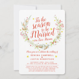 Vinterbröllop, levande bäbäbäbäbär stjärnorna vatt inbjudningar