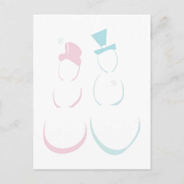 Vinterbröllop Spara Datum Postkort Meddelande Vykort (Framsida)