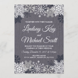 Vinterbröllopinbjudningar Inbjudningar