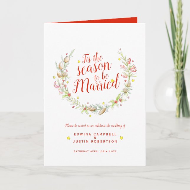 Vinterbröllopskonger: röda bär stjärnornas vattenf program (Framsida)