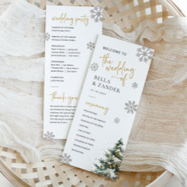 Vinterbröllopsprogrammet, Bröllopsprogram Program