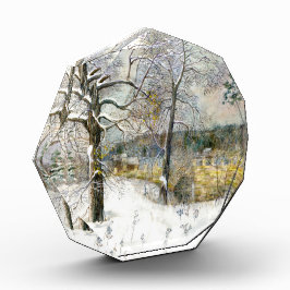 vinterbrygga, vattenfärg