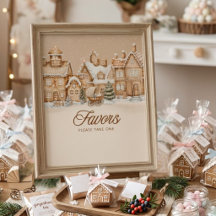 Vinterby Gingerbread Party Favor