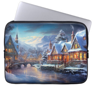 Vinterbyillustration Laptop Fodral