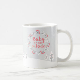 Vintercitat "Baby it's cold outside" Kaffe kopp