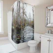 VinterCypress träd i det Okefenokee träsk