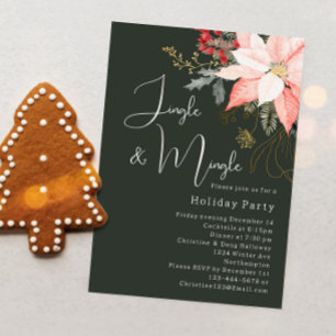 Vinterdagen Jingle & Mingle Party Inbjudningar