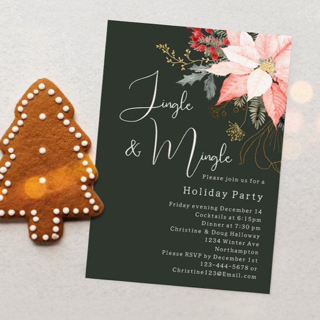 Vinterdagen Jingle & Mingle Party Inbjudningar (Skapare uppladdad)