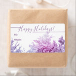 Vinterdagen Violet tonade Snö träd Gift Fraktsedel<br><div class="desc">Vackert snö täckte träd på en smart vinterdag. Fotot är tonat i pastellviolett och rosa färg. 🔹 Du kan anpassa den med din egen hälsning-text och namn eller anpassa den ytterligare - ändra storlek/rotera/vända bilden, lägga till text och mer:) 🔹 🔹 skicka mig ett foto av ditt köp eller bara...</div>