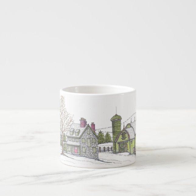 Vinterdagjämning Espresso Mugg Espressomugg (Framsidan)