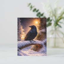 Vinterdagjämning Yule Korp och Snö