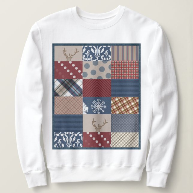 VinterdagPatchwork Tee (Design framsida)