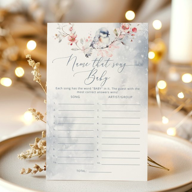 Vinterdammiga blå babyskor Namn det sång-spelet (Skapare uppladdad)