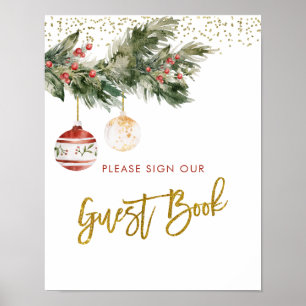 Vinterdeck, Halls Möhippa Guest Bok Poster