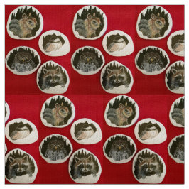 "Vinterdjur för Helgdag" Tyg