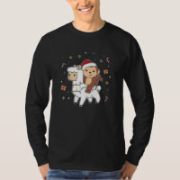 Vinterdjur i Monkey Lama jul Snö