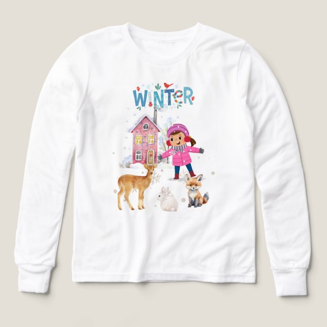 Vinterdjur T Shirt (Design framsida)