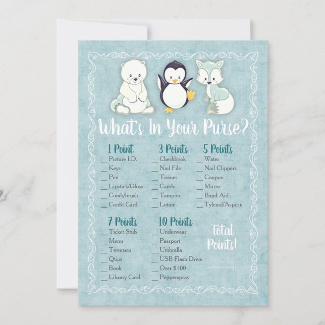 Vinterdjur - vad är i ditt köldspel? (Framsida)