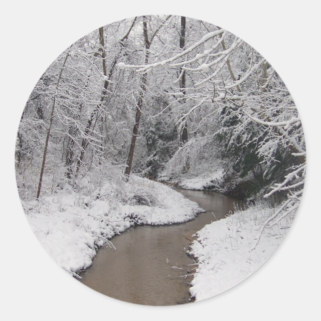 Vinterdöden Runt Klistermärke (Framsida)