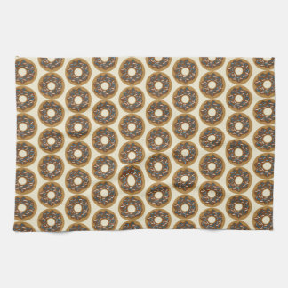 VinterDonuts med blåttstänk Iced choklad Kökshandduk