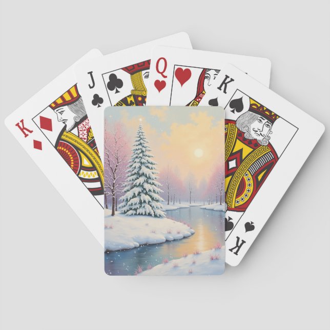 Vinterens första ljus casinokort (Baksidan)