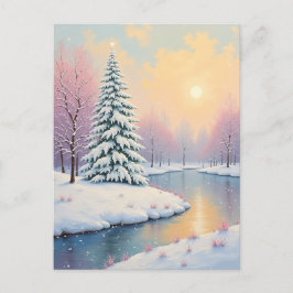 Vinterens första ljus helg vykort