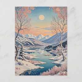 Vinterens lugn vykort