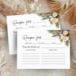 Vinterer Gräs Blommigt - Möhippa för julafton Tilläggskort