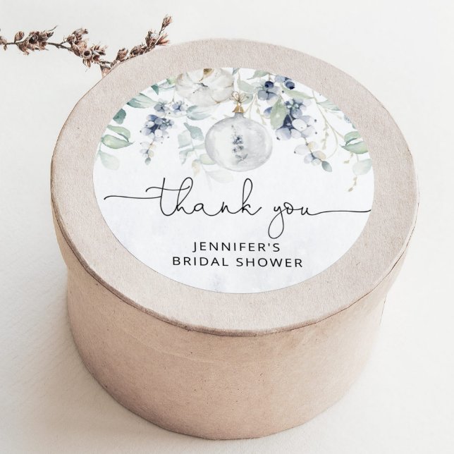 Vintereucalyptus möhippa runt klistermärke (Skapare uppladdad)