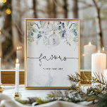 Vintereukalyptus elegant favors, ta en poster<br><div class="desc">Vintereukalyptus elegant favors,  ta en Poster. Matchande objekt är tillgängliga.</div>