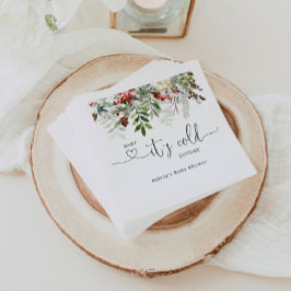 Vinterevergreen Baby duschnapkins Pappersservett