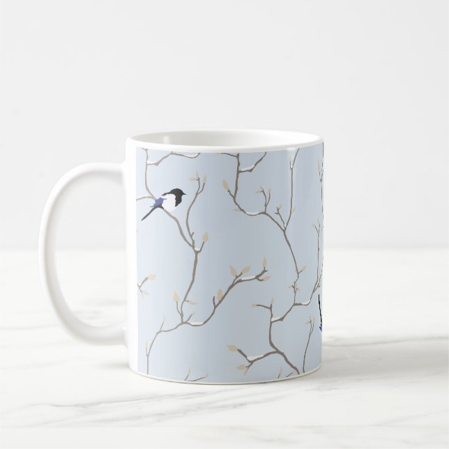 Vinterfåglar Kaffemugg (Vänster)