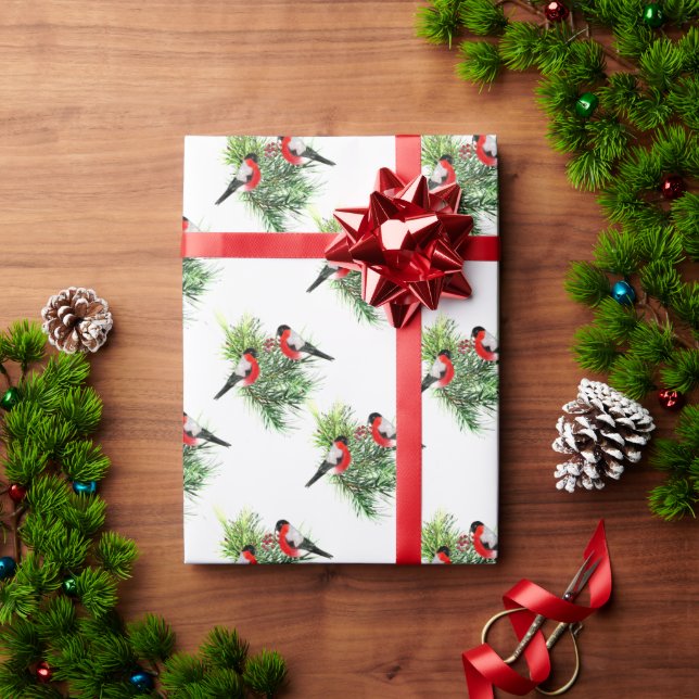 Vinterfåglar Presentpapper (Julgåva)
