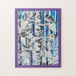 Vinterfåglar Pussel