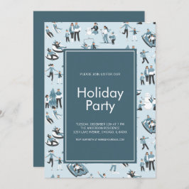 Vinterfamiljens Julfest för Roligt - jul Inbjudningar