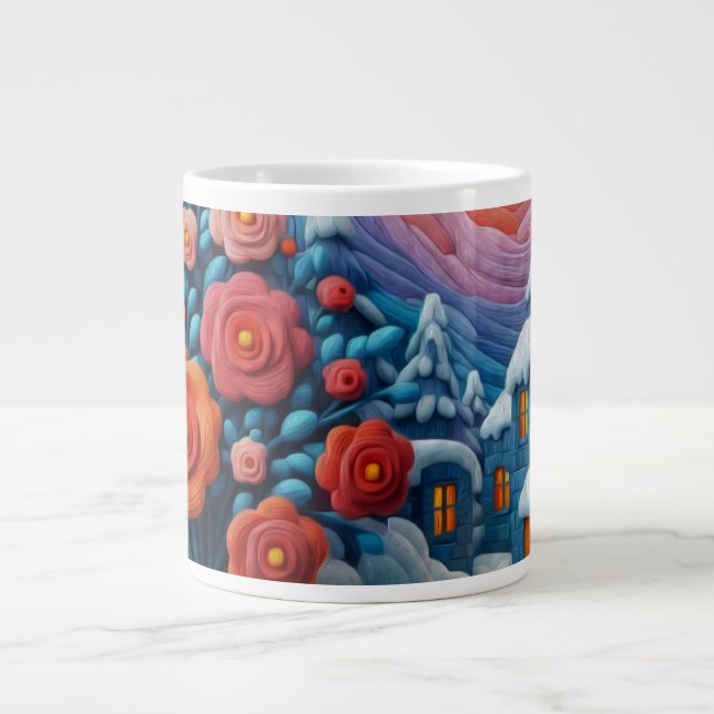 Vinterfantasi  jumbo mugg (Framsidan)