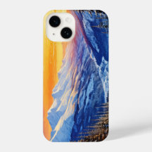 Vinterfärg Vintermorgon Telefonväska