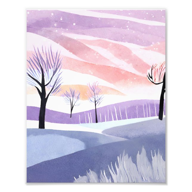 Vinterfärg Vintervåning - foto - utvidgning (Framsidan)