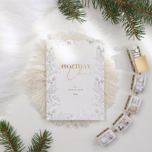 Vinterfärgkort för  Guld-Helgdag