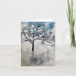 Vinterfärgkort Kort