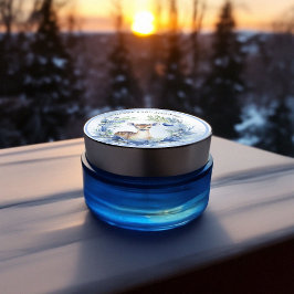 Vinterfärgskuvret för vattenfärg, babykläder för H Runt Klistermärke