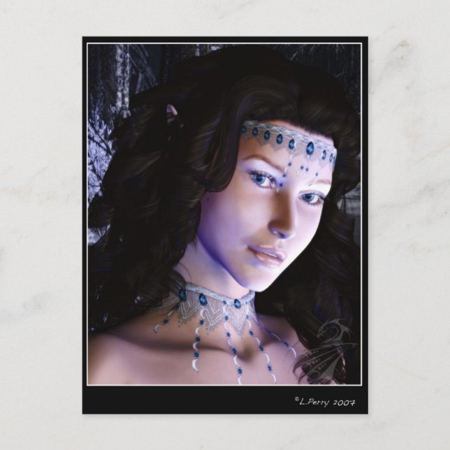 Vinterfée Vykort (Framsida)