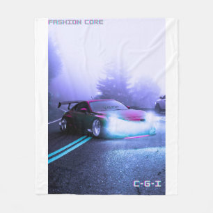 Vinterfilt för vintersportbilar i bergstrakter fleecefilt