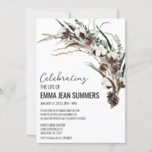 Vinterfirande av liv bomull grönska