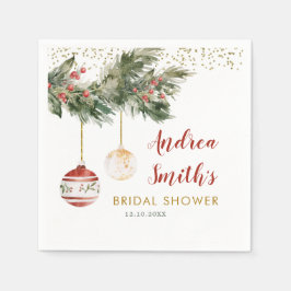 Vinterfirande Dekorera Huset Bröllopsfest Pappersa Pappersservett