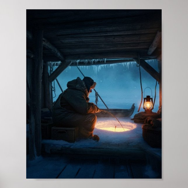 Vinterfiske Poster (Framsidan)