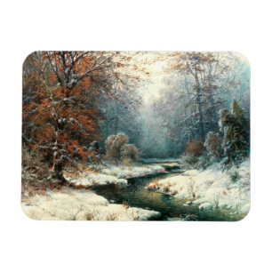 Vinterflodens landskap magnet