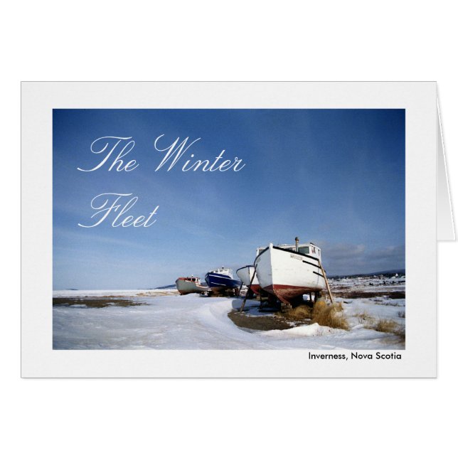 Vinterflottan Hälsningskort (Framsidan Horizontal)