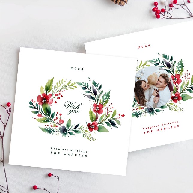 Vinterfoto för andningsjul julkort (Skapare uppladdad)