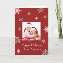 Vinterfotokort för Roligt